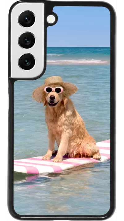 Coque Samsung Galaxy S22 - Summer Dog on Paddle