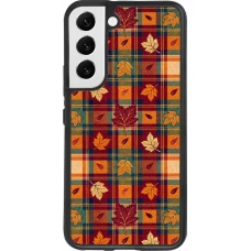 Coque Samsung Galaxy S22 - Silicone rigide noir Autumn 26 Autumn pattern