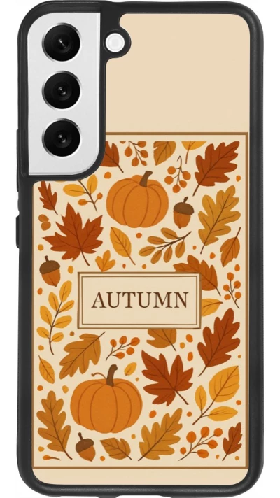 Samsung Galaxy S22 Case Hülle - Silikon schwarz Autumn 26 Hello autumn