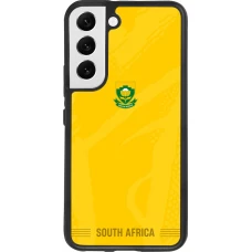 Coque Samsung Galaxy S22 - Silicone rigide noir Maillot de football Afrique du Sud 2026 personnalisable