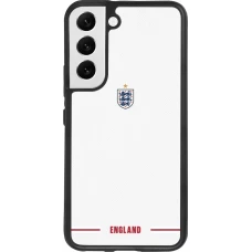 Coque Samsung Galaxy S22 - Silicone rigide noir Maillot de football Angleterre 2026 personnalisable