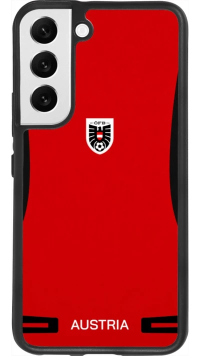 Samsung Galaxy S22 Case Hülle - Silikon schwarz O?sterreich 2026 personalisierbares Fussballtrikot