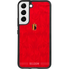 Samsung Galaxy S22 Case Hülle - Silikon schwarz Belgien 2026 personalisierbares Fussballtrikot