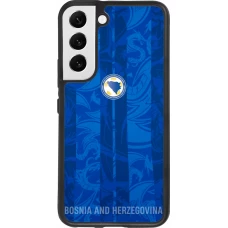 Samsung Galaxy S22 Case Hülle - Silikon schwarz Bosnien und Herzegowina 2026 personalisierbares Fussballtrikot