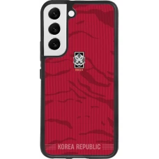 Samsung Galaxy S22 Case Hülle - Silikon schwarz Südkorea 2026 personalisierbares Fussballtrikot