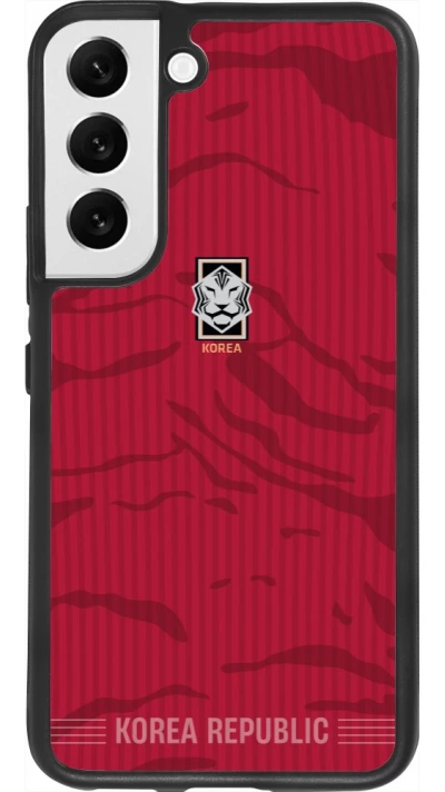Samsung Galaxy S22 Case Hülle - Silikon schwarz Südkorea 2026 personalisierbares Fussballtrikot