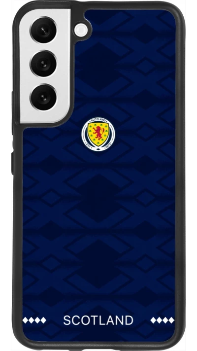 Samsung Galaxy S22 Case Hülle - Silikon schwarz Schottland 2026 personalisierbares Fussballtrikot