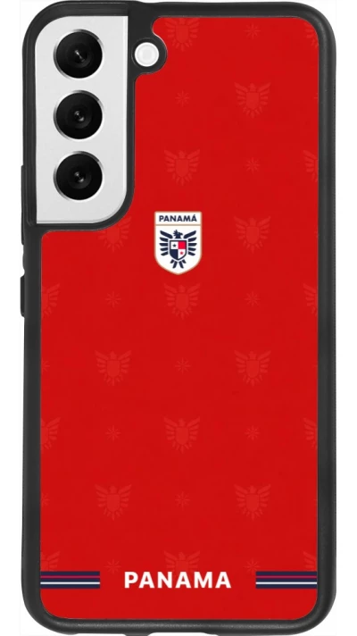 Samsung Galaxy S22 Case Hülle - Silikon schwarz Panama 2026 personalisierbares Fussballtrikot