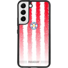Samsung Galaxy S22 Case Hülle - Silikon schwarz Paraguay 2026 personalisierbares Fussballtrikot