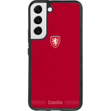 Samsung Galaxy S22 Case Hülle - Silikon schwarz Tschechische Republik 2026 personalisierbares Fussballtrikot