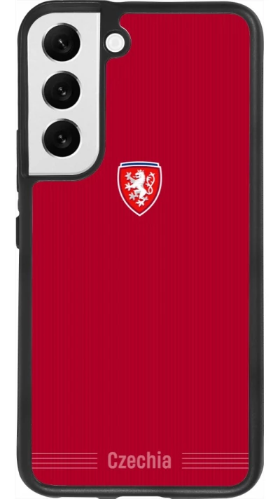 Samsung Galaxy S22 Case Hülle - Silikon schwarz Tschechische Republik 2026 personalisierbares Fussballtrikot