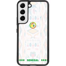 Samsung Galaxy S22 Case Hülle - Silikon schwarz Senegal 2026 personalisierbares Fussballtrikot