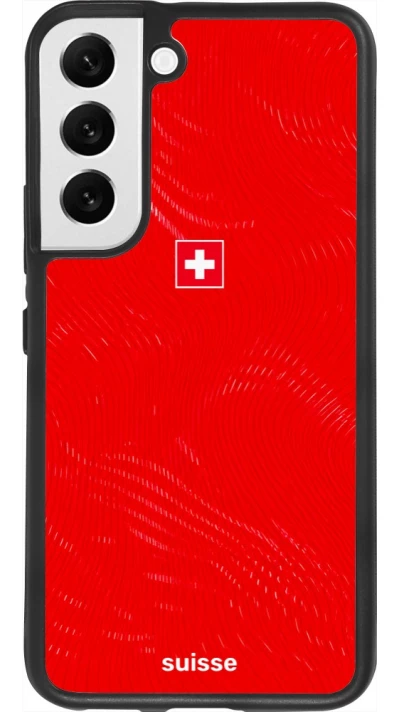 Samsung Galaxy S22 Case Hülle - Silikon schwarz Schweiz 2026 personalisierbares Fussballtrikot
