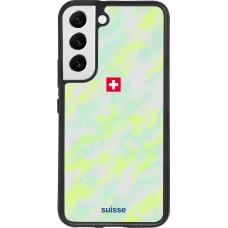Samsung Galaxy S22 Case Hülle - Silikon schwarz Schweiz Away 2026 personalisierbares Fussballtrikot