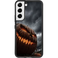 Coque Samsung Galaxy S22 - Silicone rigide noir Halloween 2026 The Wicked Pumpkin
