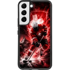 Samsung Galaxy S22 Case Hülle - Silikon schwarz Hockey World Championship Player