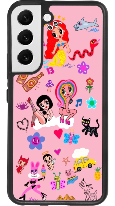 Samsung Galaxy S22 Case Hülle - Silikon schwarz Karol G La Bichota Manana Sera Bonito