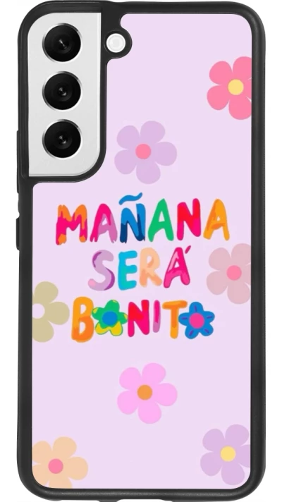 Samsung Galaxy S22 Case Hülle - Silikon schwarz Karol G Manana sera bonito