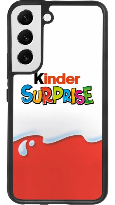 Samsung Galaxy S22 Case Hülle - Silikon schwarz Kinder Surprise