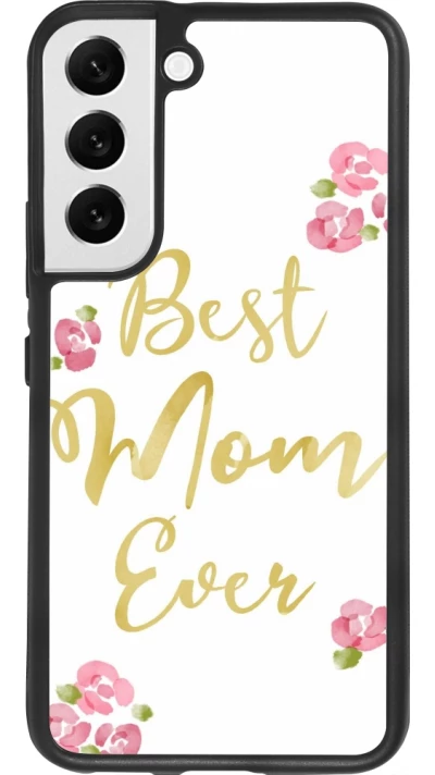 Samsung Galaxy S22 Case Hülle - Silikon schwarz Mom 2024 best Mom ever