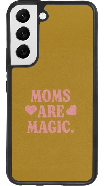Samsung Galaxy S22 Case Hülle - Silikon schwarz Mom 2026 Are Magic