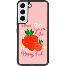 Samsung Galaxy S22 Case Hülle - Silikon schwarz Mom 2026 Berry best