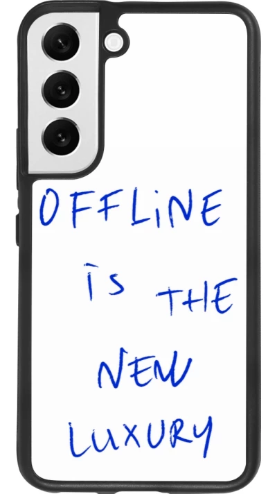 Samsung Galaxy S22 Case Hülle - Silikon schwarz Offline is the new luxury