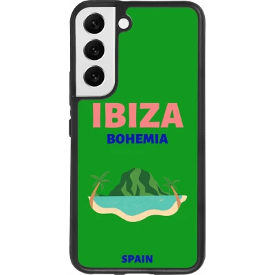 Samsung Galaxy S22 Case Hülle - Silikon schwarz Pop Summer Destination Ibiza