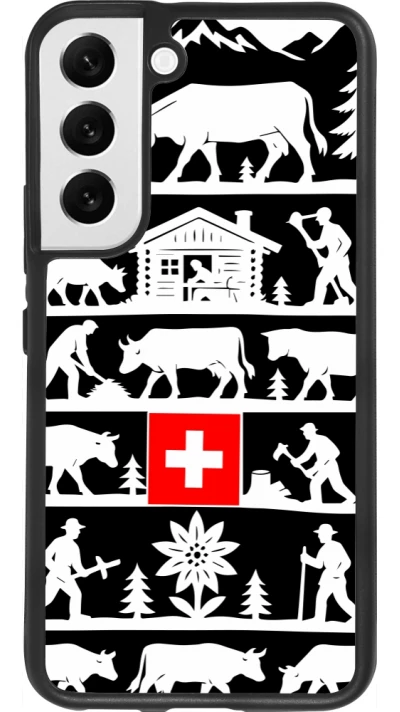 Samsung Galaxy S22 Case Hülle - Silikon schwarz Poya Schweiz 1 schwarz