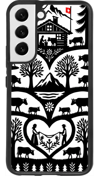Samsung Galaxy S22 Case Hülle - Silikon schwarz Poya Schweiz 2