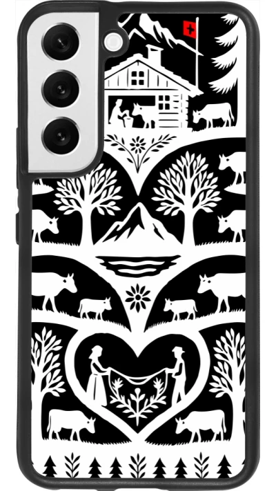 Samsung Galaxy S22 Case Hülle - Silikon schwarz Poya Schweiz 2 schwarz