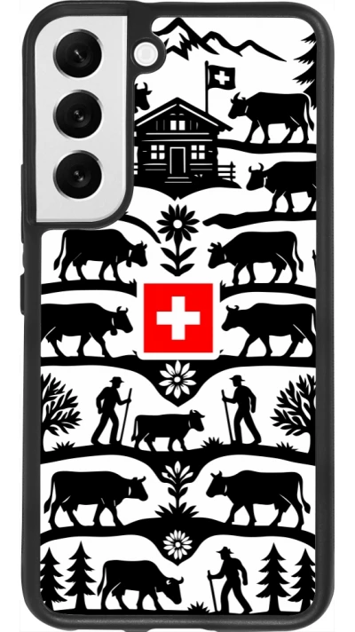 Samsung Galaxy S22 Case Hülle - Silikon schwarz Poya Schweiz 3