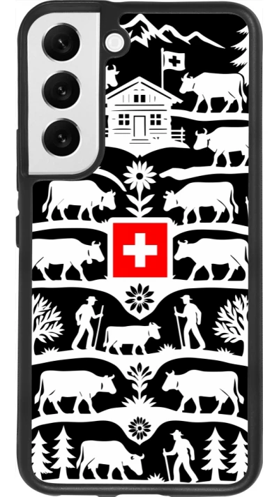 Samsung Galaxy S22 Case Hülle - Silikon schwarz Poya Schweiz 3 schwarz
