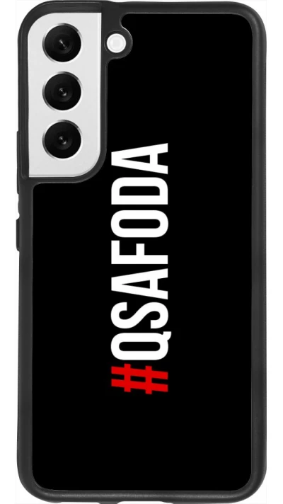 Coque Samsung Galaxy S22 - Silicone rigide noir Qsafoda 1