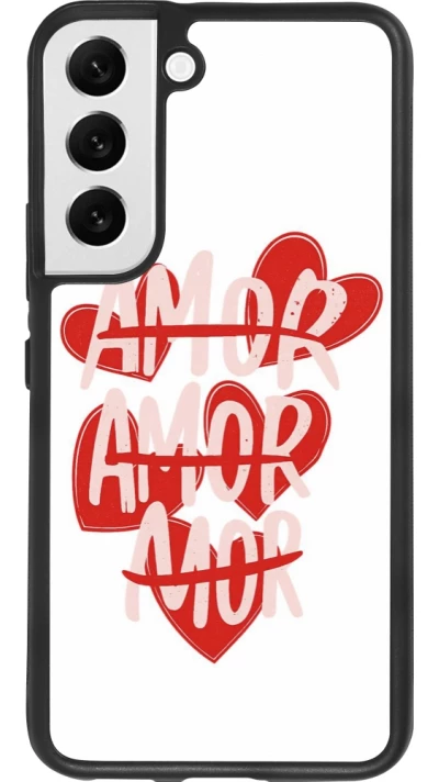 Samsung Galaxy S22 Case Hülle - Silikon schwarz Saint Valentines Day 26 Amor