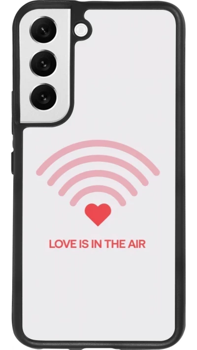 Samsung Galaxy S22 Case Hülle - Silikon schwarz Saint Valentines Day 26 Love is in the air