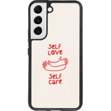 Samsung Galaxy S22 Case Hülle - Silikon schwarz Saint Valentines Day 26 Self love self care