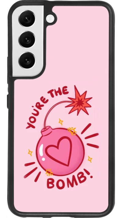 Samsung Galaxy S22 Case Hülle - Silikon schwarz Saint Valentines Day 26 You are the bomb