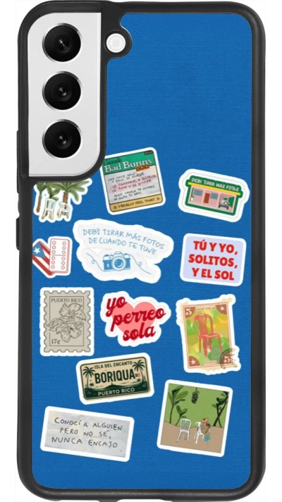 Samsung Galaxy S22 Case Hülle - Silikon schwarz Seals of the Dominican Republic DTMF