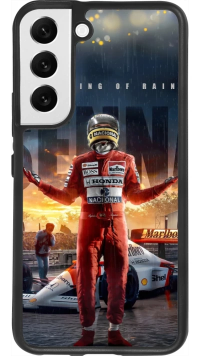 Samsung Galaxy S22 Case Hülle - Silikon schwarz Senna The King of Rain
