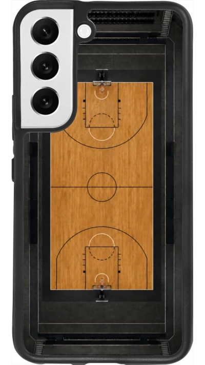 Coque Samsung Galaxy S22 - Silicone rigide noir Sports 2026 Basketball