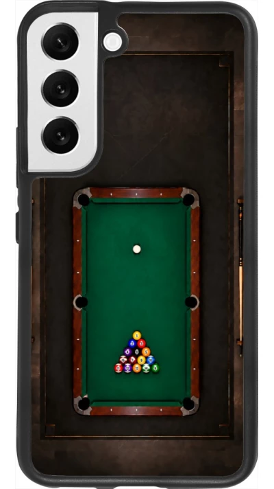 Coque Samsung Galaxy S22 - Silicone rigide noir Sports 2026 Billard