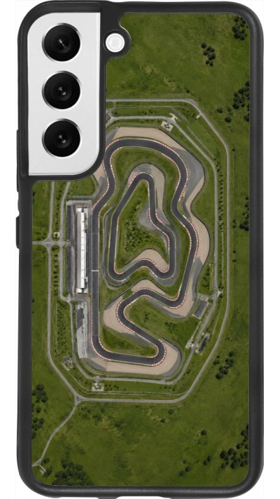 Coque Samsung Galaxy S22 - Silicone rigide noir Sports 2026 Circuit