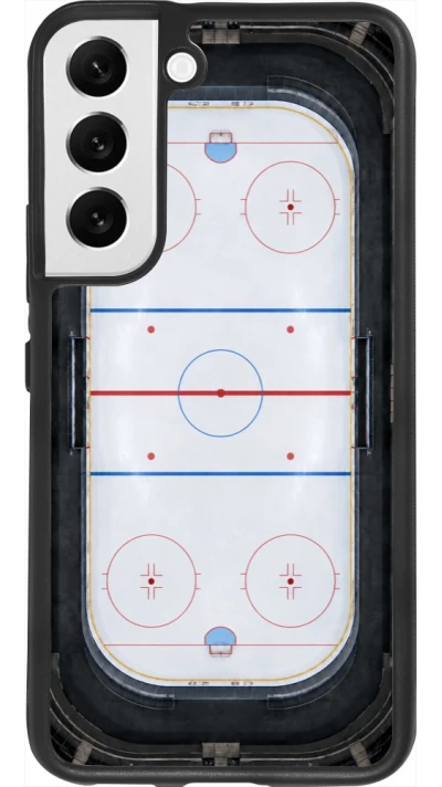 Coque Samsung Galaxy S22 - Silicone rigide noir Sports 2026 Hockey