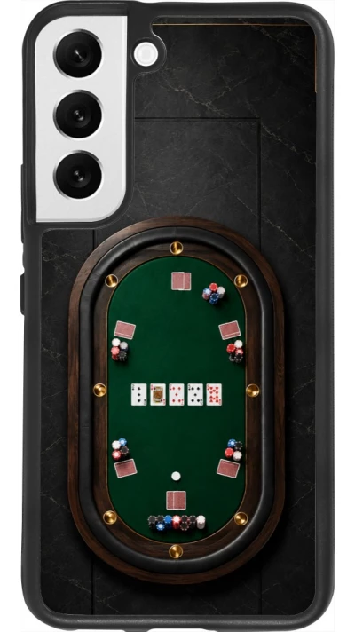Coque Samsung Galaxy S22 - Silicone rigide noir Sports 2026 Poker