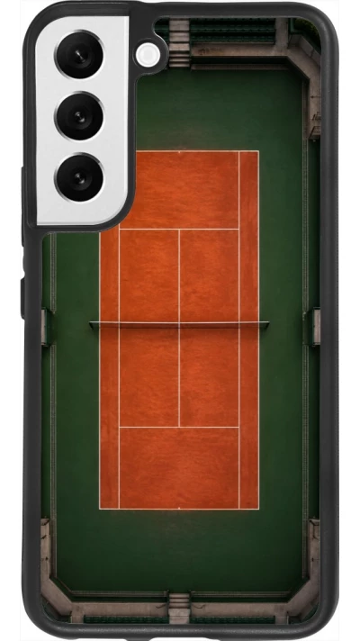 Coque Samsung Galaxy S22 - Silicone rigide noir Sports 2026 Tennis