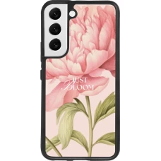 Coque Samsung Galaxy S22 - Silicone rigide noir Just Bloom Spring 2026