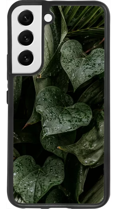 Samsung Galaxy S22 Case Hülle - Silikon schwarz Spring 23 fresh plants