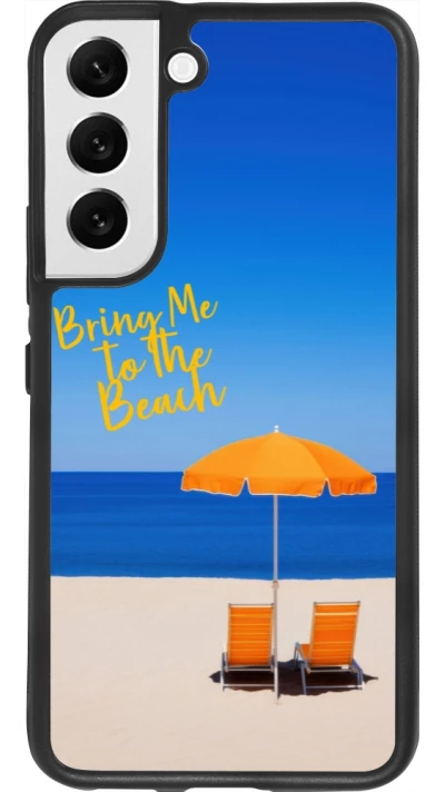 Samsung Galaxy S22 Case Hülle - Silikon schwarz Summer 2025 Bring me to the beach