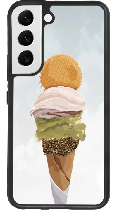 Samsung Galaxy S22 Case Hülle - Silikon schwarz Summer 2025 Cornet